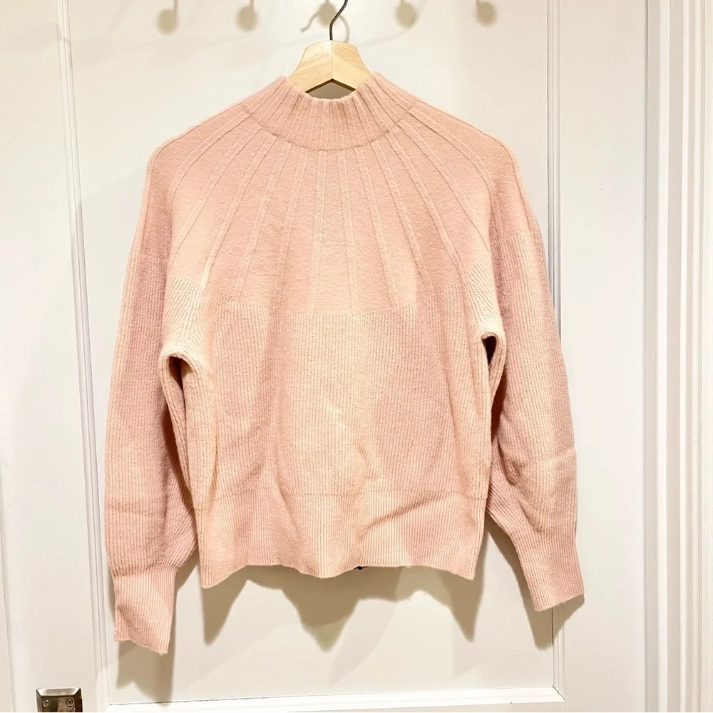 Anthropologie Liora Tie Back Sweater S Wool Blend Scarf